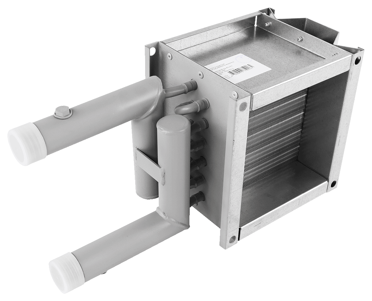 Водяные нагреватели для круглых и квадратных каналов серии ZWA ZWA 400x400-2